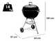 Weber Classic Kettle 57 cm - Barbecue &agrave; charbon