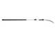 Castellari PO35PRO+ATO4 - Scie &agrave; dents en &laquo; U &raquo; sur perche ovale en aluminium - 230-390 cm - Lame de 35 cm