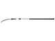 Castellari PO35PRO+ATO4 - Scie &agrave; dents en &laquo; U &raquo; sur perche ovale en aluminium - 230-390 cm - Lame de 35 cm