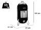 Weber Smokey Mountain Cooker - Barbecue fumoir &agrave; charbon - 57 cm