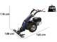 BullMach Chimera 400 - Motofaucheuse multifonction &agrave; essence - 420cc - 11,5 CV