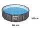 Bestway Steel Pro max 5614X - &Oslash;366x100 cm - Piscine ronde