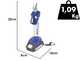 BullMach DIVIANE 25 - S&eacute;cateur &eacute;lectrique &agrave; batterie - 2x21V 2Ah - Diam&egrave;tre de coupe 25 mm