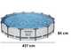 Bestway Steel Pro max 56595 - &Oslash;427x84 cm - Piscine ronde