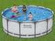 Bestway Steel Pro max 56488 - &Oslash;457x107 cm - Piscine ronde