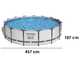 Bestway Steel Pro max 56488 - &Oslash;457x107 cm - Piscine ronde
