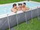 Bestway Steel Pro Max 56721 - 404 x 201 x 100 cm - Piscine hors-sol pour 5-6 personnes