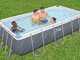 Bestway Steel Pro Max 56721 - 404 x 201 x 100 cm - Piscine hors-sol pour 5-6 personnes