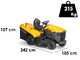 Stiga Estate 798 - Tracteur Tondeuse - Transmission hydrostatique - Bac de ramassage - Mulching