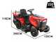GeoTech-Pro PRTM 180-1020 H-CM - Tracteur tondeuse - Transmission hydrostatique - Bac de ramassage
