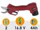Archman FE04-25 - S&eacute;cateur de taille &agrave; batterie - 2x 16.8V 2Ah - Diam&egrave;tre de coupe 25 mm