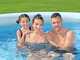 Bestway FAST Set 57313 - &Oslash;457x84 cm - Piscine gonflable + Pompe de filtration 29 W