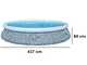 Bestway FAST Set 57313 - &Oslash;457x84 cm - Piscine gonflable + Pompe de filtration 29 W