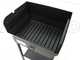 Barbecue &agrave; charbon et &agrave; bois en t&ocirc;les r&eacute;sistantes Cruccolini Livorno 50x38
