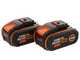 Worx Nitro WG745E - Tondeuse &agrave; batterie - 2x20V/4Ah - Coupe 41cm
