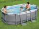 Bestway Steel Pro Max 5614A - 305x200x84 cm - Piscine ovale + Pompe de filtration 16 W