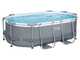 Bestway Steel Pro Max 5614A - 305x200x84 cm - Piscine ovale + Pompe de filtration 16 W