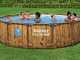 Bestway Steel Pro Max Splashview 561JM - &Oslash;427x107 cm - Piscine ronde