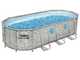 Bestway Steel Pro Max Splashview 56716 - 549x274x122 cm - Piscine ovale pour 7-8 personnes