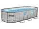 Bestway Steel Pro Max Splashview 56716 - 549x274x122 cm - Piscine ovale pour 7-8 personnes