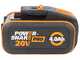 Worx Nitro WG737E - Tondeuse &agrave; gazon sans fil - 2x20V/4Ah - Coupe 37cm