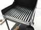 Barbecue &agrave; bois en t&ocirc;les r&eacute;sistantes Cruccolini Fuocone Inox avec grille 50 x 50 cm