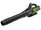 Greenworks GD60ABK4 - Souffleur axial &agrave; batterie - 60V/4Ah