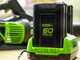 Greenworks GD60LM51SPK4 - Tondeuse &agrave; gazon autotract&eacute;e &agrave; batterie - 60V/4Ah - Coupe 51 cm