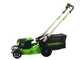 Greenworks GD60LM51SPK4 - Tondeuse &agrave; gazon autotract&eacute;e &agrave; batterie - 60V/4Ah - Coupe 51 cm