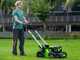 Greenworks GD60LM46SPK4 - Tondeuse &agrave; gazon autotract&eacute;e &agrave; batterie - 60V/4Ah - Coupe 46 cm