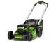 Greenworks GD60LM46SPK4 - Tondeuse &agrave; gazon autotract&eacute;e &agrave; batterie - 60V/4Ah - Coupe 46 cm