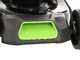 Greenworks GD48LM46SPIIK4 - Tondeuse &agrave; gazon automotrice &agrave; batterie - 48V/4Ah - Coupe 46 cm
