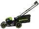 Greenworks GD48LM46SPIIK4 - Tondeuse &agrave; gazon automotrice &agrave; batterie - 48V/4Ah - Coupe 46 cm