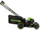 Greenworks GD48LM46SPIIK4 - Tondeuse &agrave; gazon automotrice &agrave; batterie - 48V/4Ah - Coupe 46 cm