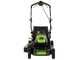 Greenworks GD48LM46SPIIK4 - Tondeuse &agrave; gazon automotrice &agrave; batterie - 48V/4Ah - Coupe 46 cm