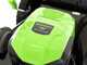 Greenworks GD48LM51SPIIK5 - Tondeuse &agrave; gazon automotrice &agrave; batterie - 48V/5Ah - Coupe 51 cm