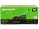 Greenworks GD48LM51SPIIK5 - Tondeuse &agrave; gazon automotrice &agrave; batterie - 48V/5Ah - Coupe 51 cm