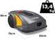 Stiga A 5000 - Robot tondeuse - Avec deux batteries E-Power de 5 Ah