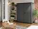Keter Cortina Alto - Armoire de jardin &agrave; outils - 140 x 73,6 x 170,4 cm
