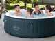 Bestway Lay-Z-Spa Miami AirJet 6001D vert - &Oslash;196x66 cm - Spa gonflable pour 5-6 personnes