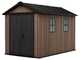 Keter Newton plus 7511/1175 - Abri de jardin - Avec porte &agrave; double battant et fen&ecirc;tres - 230 x 350 x 246 cm