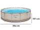 Bestway Steel Pro max 561FY - &Oslash;396x107 cm - Piscine ronde pour 7-8 personnes