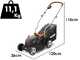 Worx WG733E - Tondeuse &agrave; batterie - 20 V/4 Ah - Largeur de coupe 33 cm