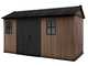Keter Newton plus 7513/1375 - Abri de jardin - Avec double porte et fen&ecirc;tres - 230 x 413 x 246 cm