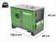 Energy EY-7MDE-SA AVR - Groupe &eacute;lectrog&egrave;ne - 5 kW monophas&eacute; diesel ATS