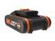 Worx WG918E - Kit Taille-haie + Coupe-bordure &agrave; batterie - 20/2Ah