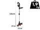 Worx WG918E - Kit Taille-haie + Coupe-bordure &agrave; batterie - 20/2Ah