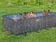 Bestway APX 365 561KA - 549 x 274 x 132 cm - Piscine hors-sol pour 7-8 personnes