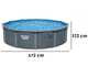 Bestway Hydrium 561CS - &Oslash;549x132 cm - Piscine ronde pour 11-15 personnes