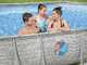 Bestway Steel Pro Max Splashview 56946 - 488x305x107 cm - Piscine ovale pour 7-8 personnes